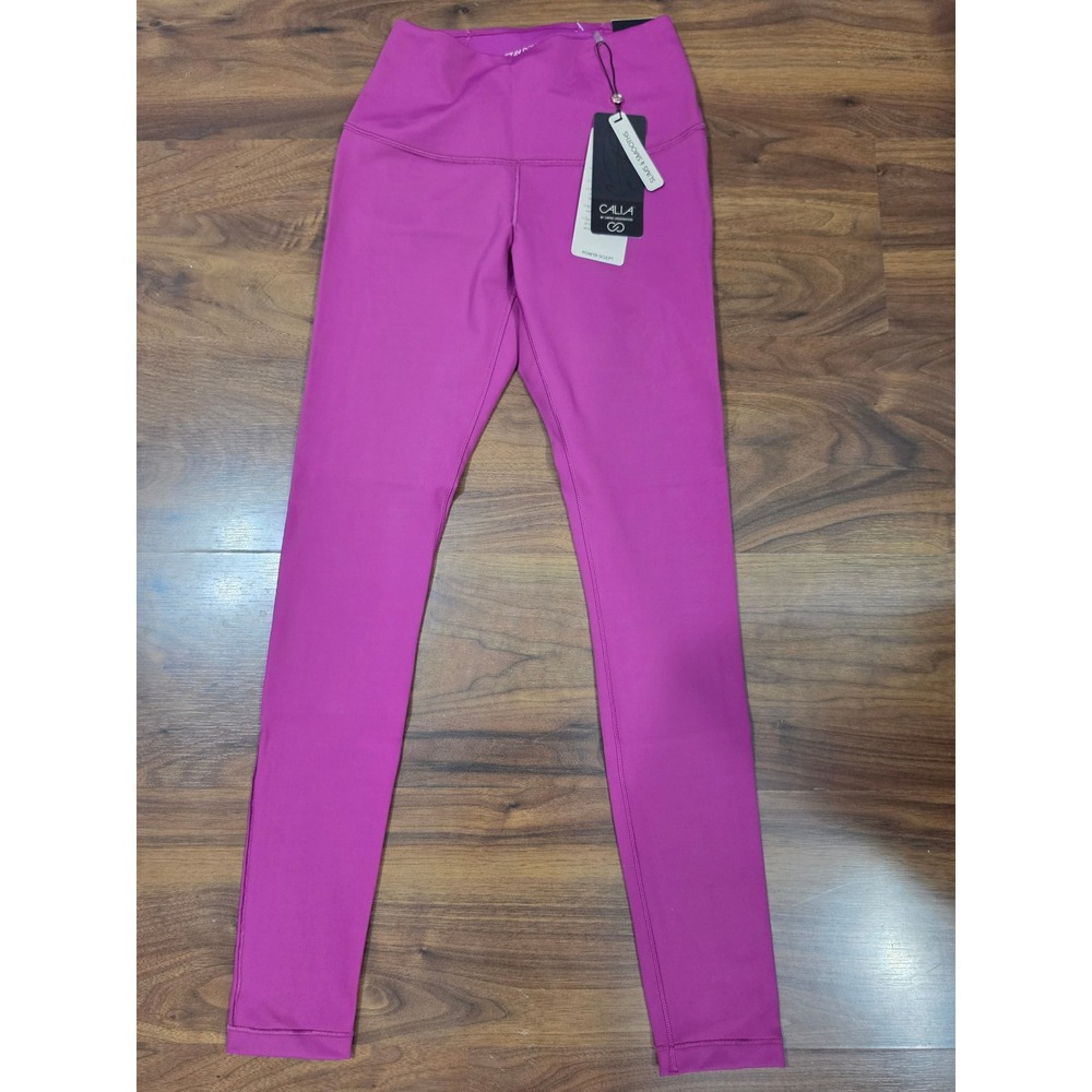 NWT CALIA Power Sculpt Legging Small Pomegranate Punch High Rise WAXB32112